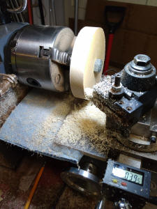 making the lid on my metal lathe