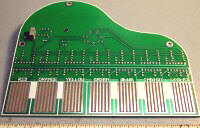 top of first piano prototype circuit board