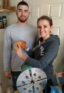 Happy students with their bowl