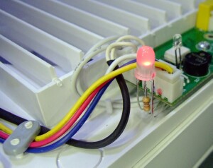 TwinFresh Comfo - fan control board with added LED