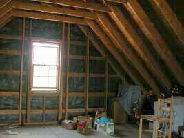 Barn upstairs inside before