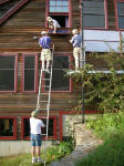 Holding the PV panel in place