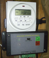 Sun tracker control and timer