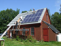 Installing solar panels