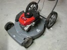 An old gas lawn mower