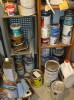 Cans of old paint