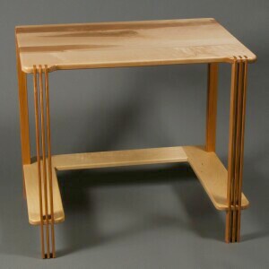 Maple wood desk