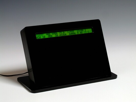 "Digital Numeric Relevator Mk XXX - LCD" artwork back view